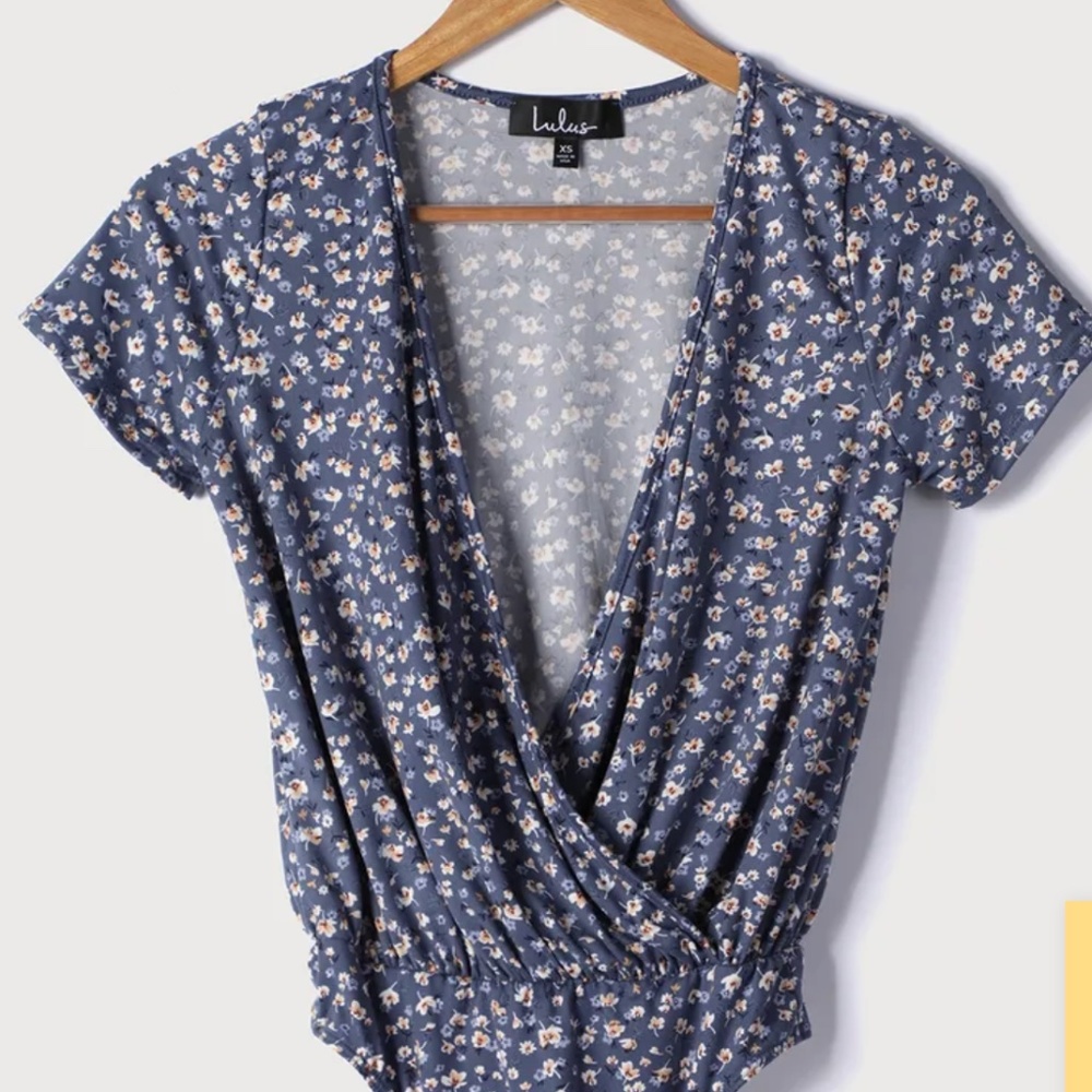 Lulus floral bodysuit